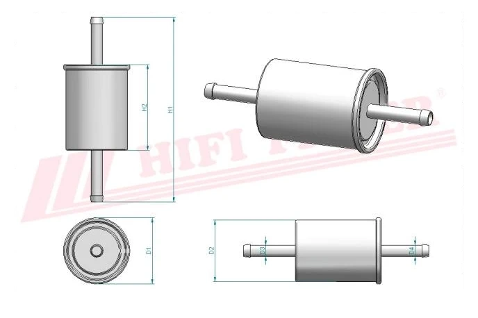 Топливный фильтр HIFI FILTER be 8805