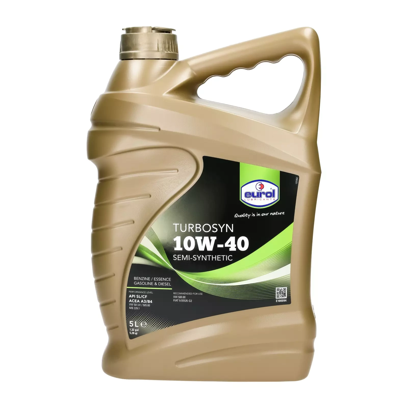 Моторное масло Eurol Turbosyn 10W-40 5L