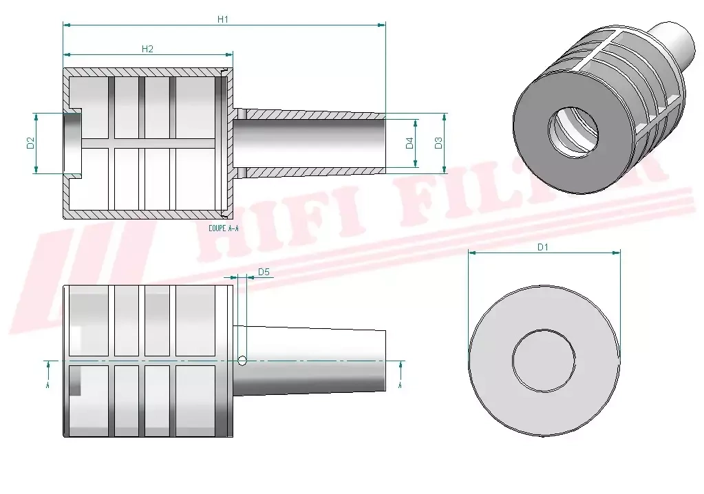 Топливный фильтр HIFI FILTER SN 25028