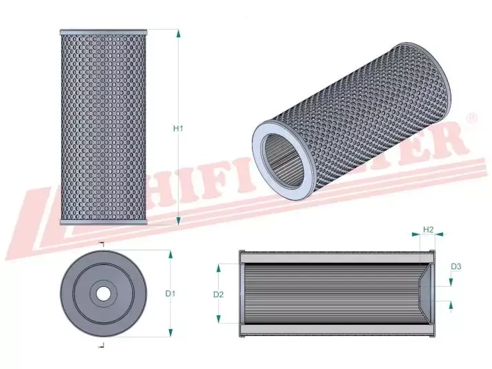 Гидравлический масляный фильтр HIFI FILTER SH 55029