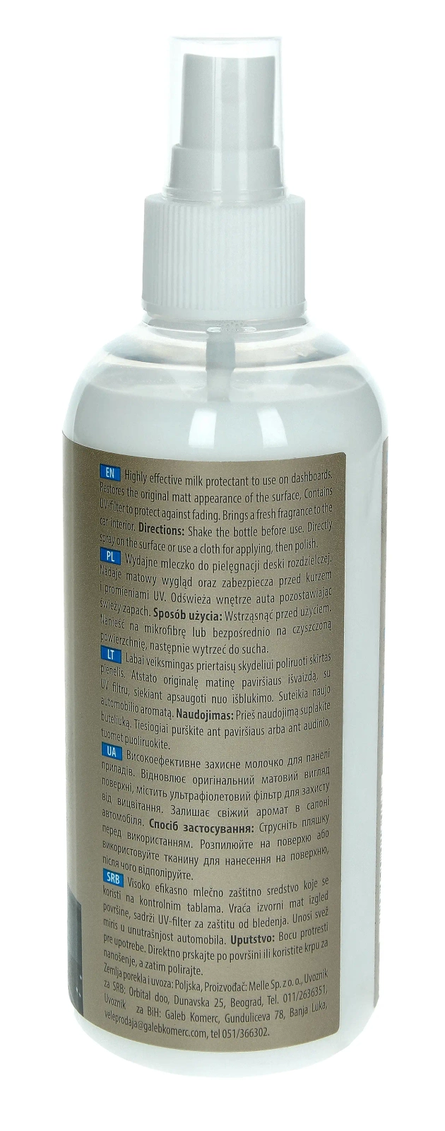 Молочко для кабины K2 POLO PROTECTANT 250ml MAT