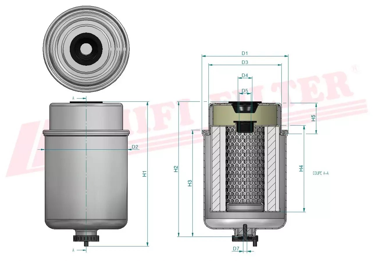 Топливный фильтр HIFI FILTER SN 70319