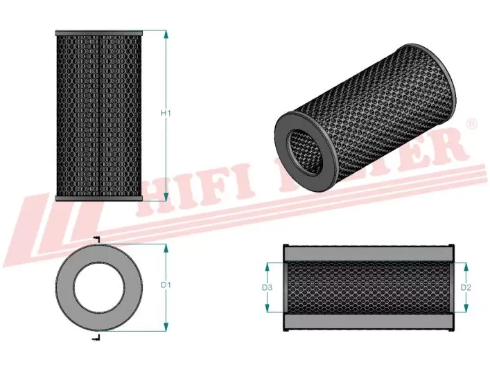 Гидравлический масляный фильтр HIFI FILTER SH 60267
