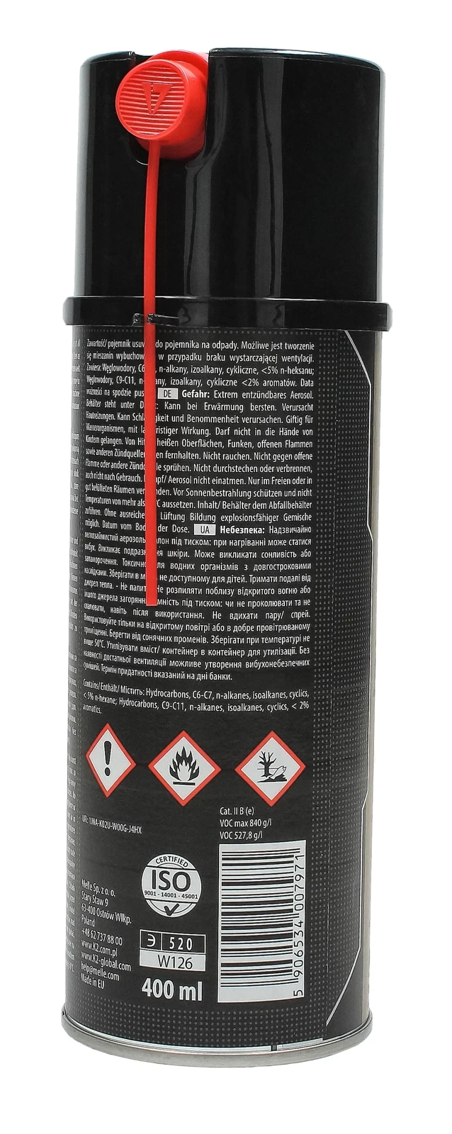 Спрей для клиновых ремней K2 400ml