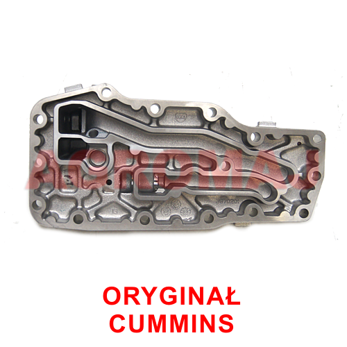 3955034-Cummins корпус масляного радиатора QSB6.7&gt;