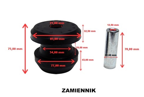 02246261-DEUTZ подушка двигателя маленькая 912 913 1012 1013&gt;