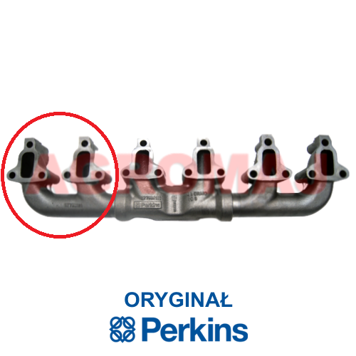 3778M121-PERKINS выпускной коллектор 1106C-E60TA&gt;