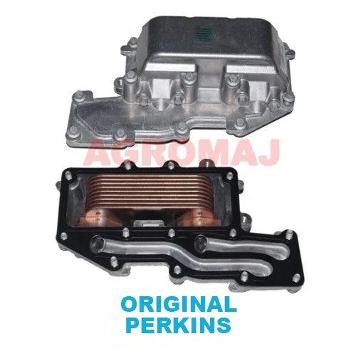PERKINS масляный радиатор двигателя 1104c-44t 1104D-44T