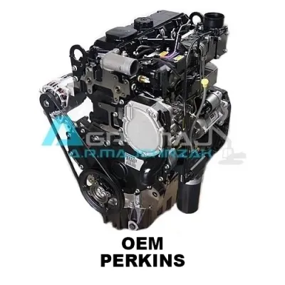 PERKINS двигатель в сборе 1104C-44
