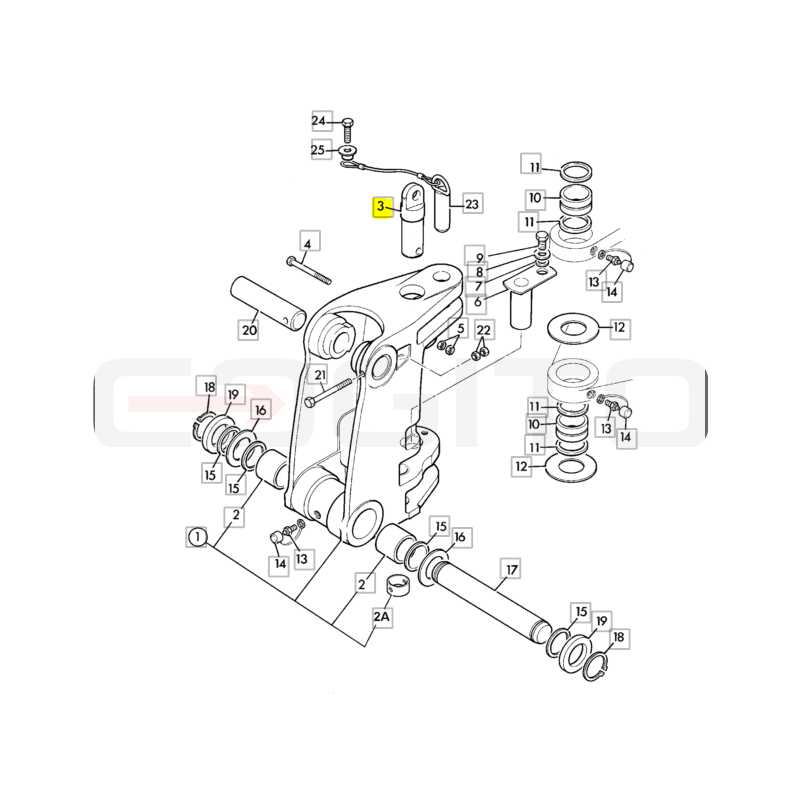 ВЕРХНИЙ ПОВОРОТНЫЙ ШТИФТ JCB ЭКСКАВАТОР-ПОГРУЗЧИК CVA