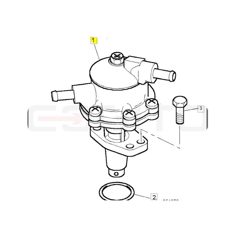 Помпа для перекачки топлива JCB MINI