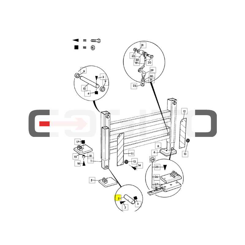 ШТИФТ ОПОРЫ JCB ЭКСКАВАТОР-ПОГРУЗЧИК