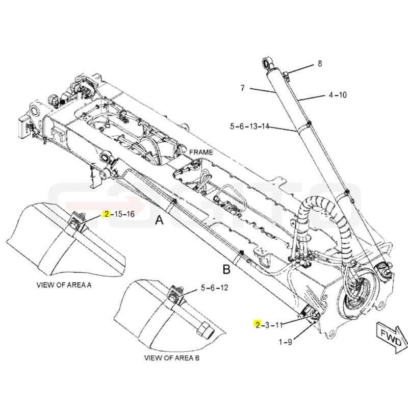 Штифт 57X180 самосвал CAT