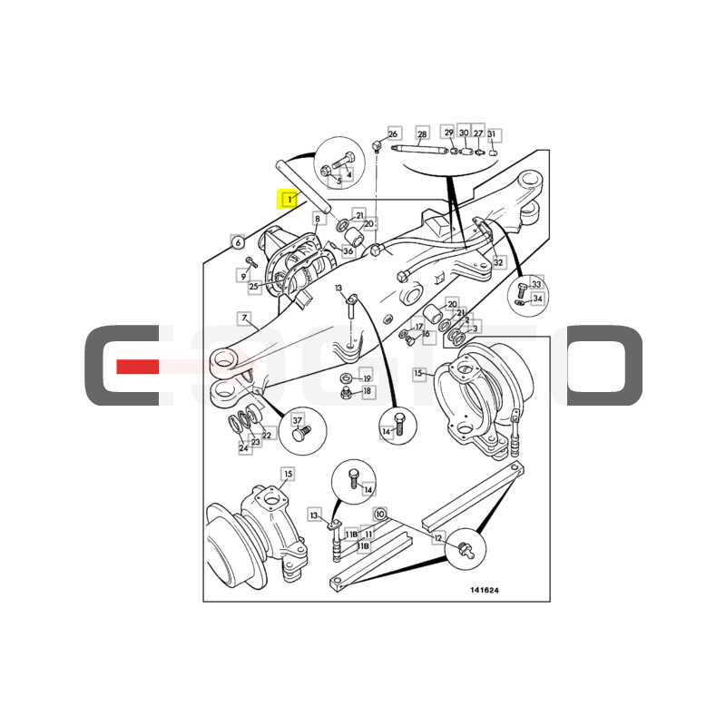 ШТИФТ ПОДВЕСКИ МОСТА JCB ЭКСКАВАТОР-ПОГРУЗЧИК 3CX