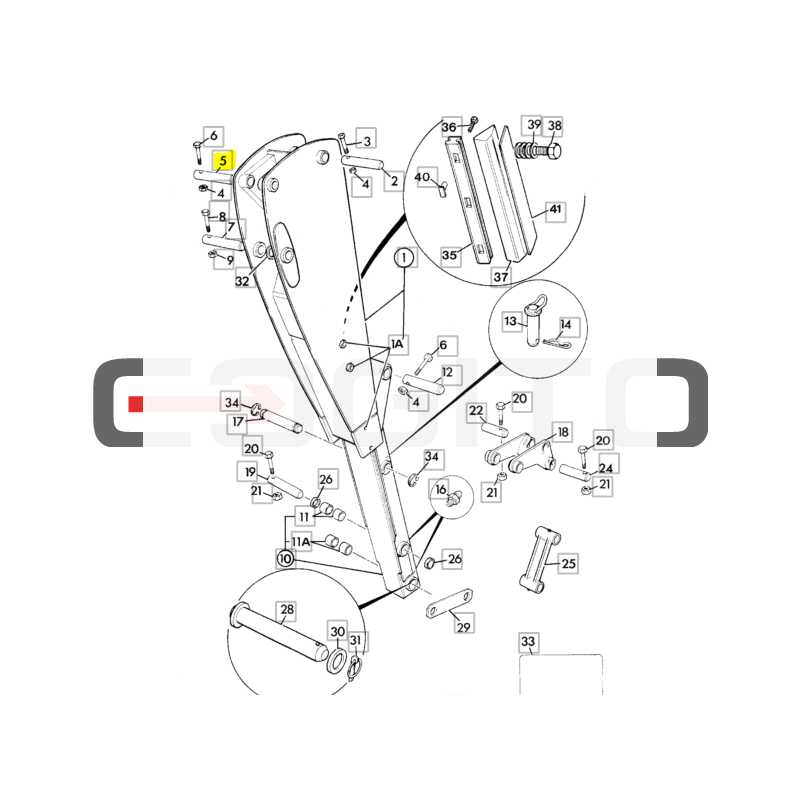 Штифт привода JCB экскаватор-погрузчик CVA 277X50