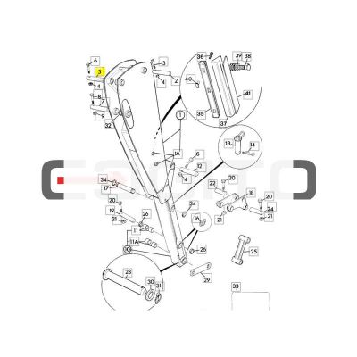 Штифт привода JCB экскаватор-погрузчик CVA 277X50 — фото 4
