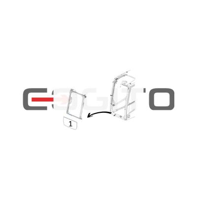 ВЕТРОВОЕ СТЕКЛО НИЖНИЙ КОЛЕСНЫЙ / ГУСЕНИЧНЫЙ ЭКСКАВАТОР VOLVO EC140C EW140C — фото 2