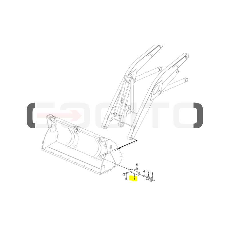 ШТИФТ КРЕПЛЕНИЯ ПЕРЕДНЕГО КОВША CVA VOLVO BL71