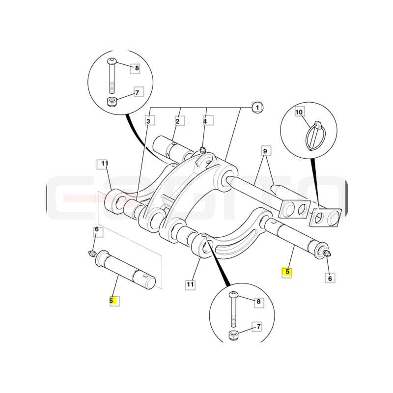 ШТИФТ КОВША CVA, JCB МИНИ-ЭКСКАВАТОР