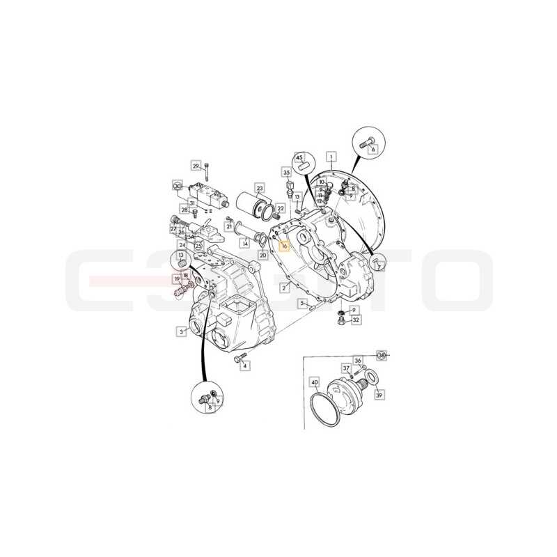 ORING-УПЛОТНЕНИЕ КОРОБКИ ПЕРЕДАЧ JCB
