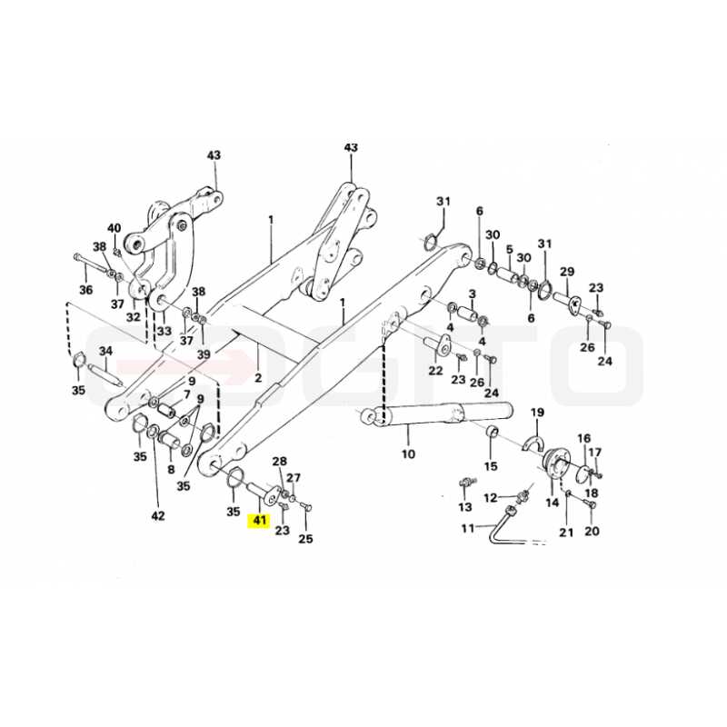 Штифт 70X225 крепления ковша погрузчик VOLVO