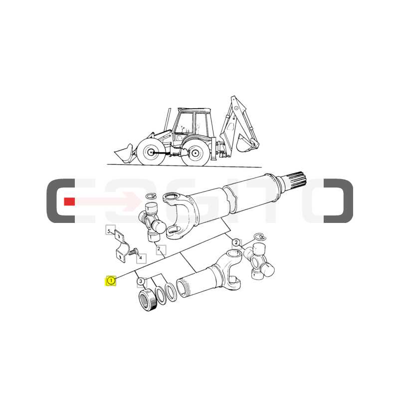 КАРДАННЫЙ ВАЛ CVA ЭКСКАВАТОР-ПОГРУЗЧИК JCB