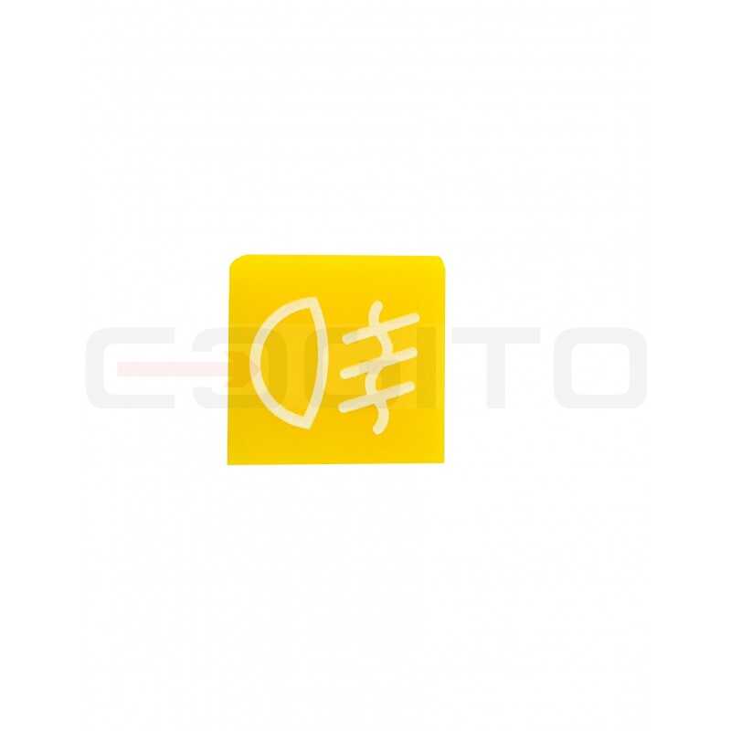 ОБОЗНАЧЕНИЕ КНОПКИ ПРОТИВОТУМАННОЙ ФАРЫ JCB 3CX-ЖЕЛТЫЙ