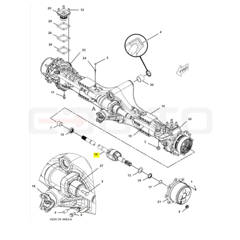МУФТА CVA СРЕДНИЙ ПОЛУОСИ CATERPILLAR CASE