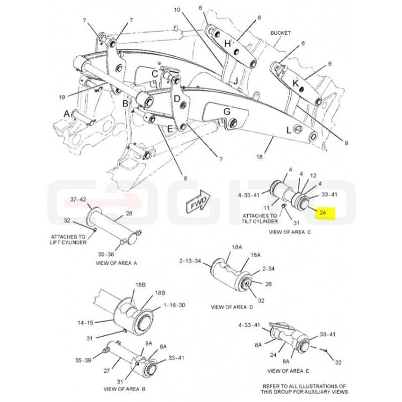 ШТИФТ РЫЧАГА ПОДЪЕМА CVA-434E CAT