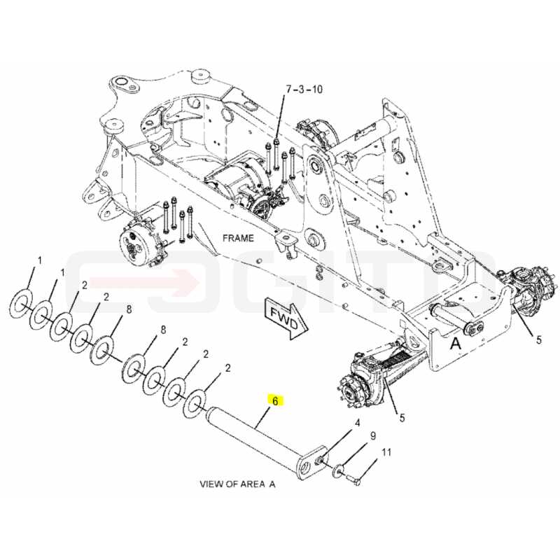 ШТИФТ ПОДВЕСКИ МОСТА CAT CVA ЭКСКАВАТОР-ПОГРУЗЧИК 415F2 416F2 420F2