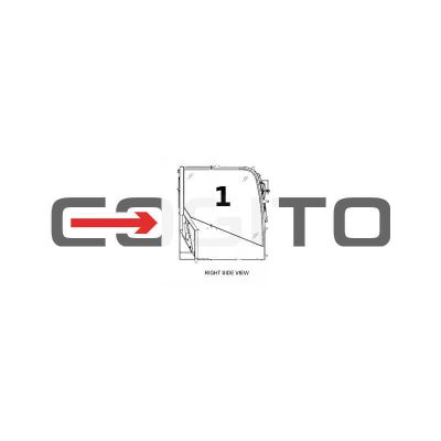 БОКОВОЕ СТЕКЛО ПРАВАЯ СТОРОНА ТРАФАРЕТНАЯ ПЕЧАТЬ МИНИ-ЭКСКАВАТОР/ГУСЕНИЧНЫЙ ЭКСКАВАТОР CATERPILLAR 308C CR 314D CR XL — фото 3