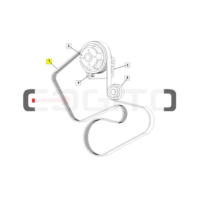 ПРИВОДНОЙ КЛИНОВОЙ РЕМЕНЬ JCB ЭКСКАВАТОР-ПОГРУЗЧИК