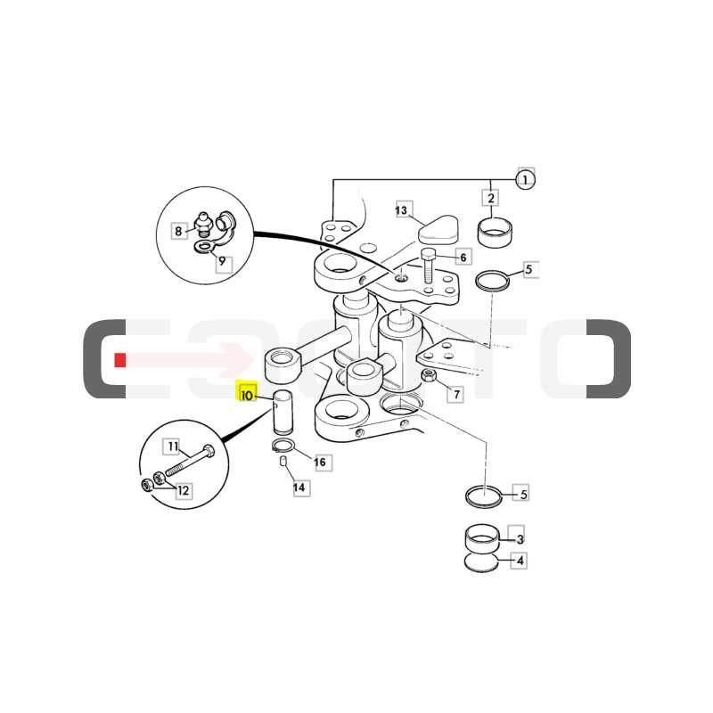 ШТИФТ CVA ПОВОРОТНОГО ПРИВОДА / JCB ЭКСКАВАТОР-ПОГРУЗЧИК 3CX 4CX