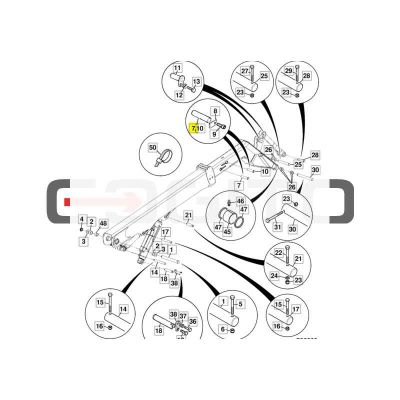 Штифт CVA телескоп JCB — фото 3