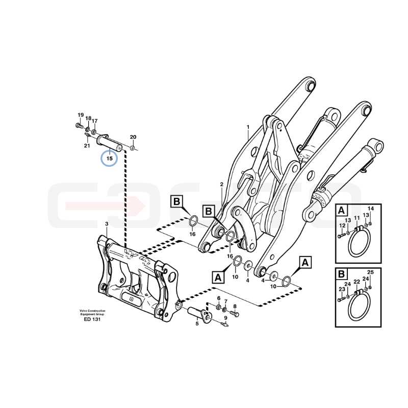 ШТИФТ КРЕПЛЕНИЯ КОВША VOLVO ПОГРУЗЧИК СЕРИИ D E F G CVA
