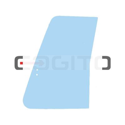 СТЕКЛО ДВЕРИ ВЕРХНИЙ ПЕРЕДНИЙ РАЗДВИЖНОЙ ГУСЕНИЧНЫЙ / КОЛЕСНЫЙ ЭКСКАВАТОР JCB JS160XO JS145W (SUMITOMO) CASE 9007