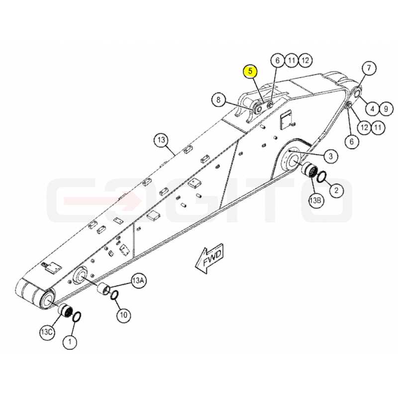 ШТИФТ ПРИВОДА STICK CAT ГУСЕНИЧНЫЙ ЭКСКАВАТОР