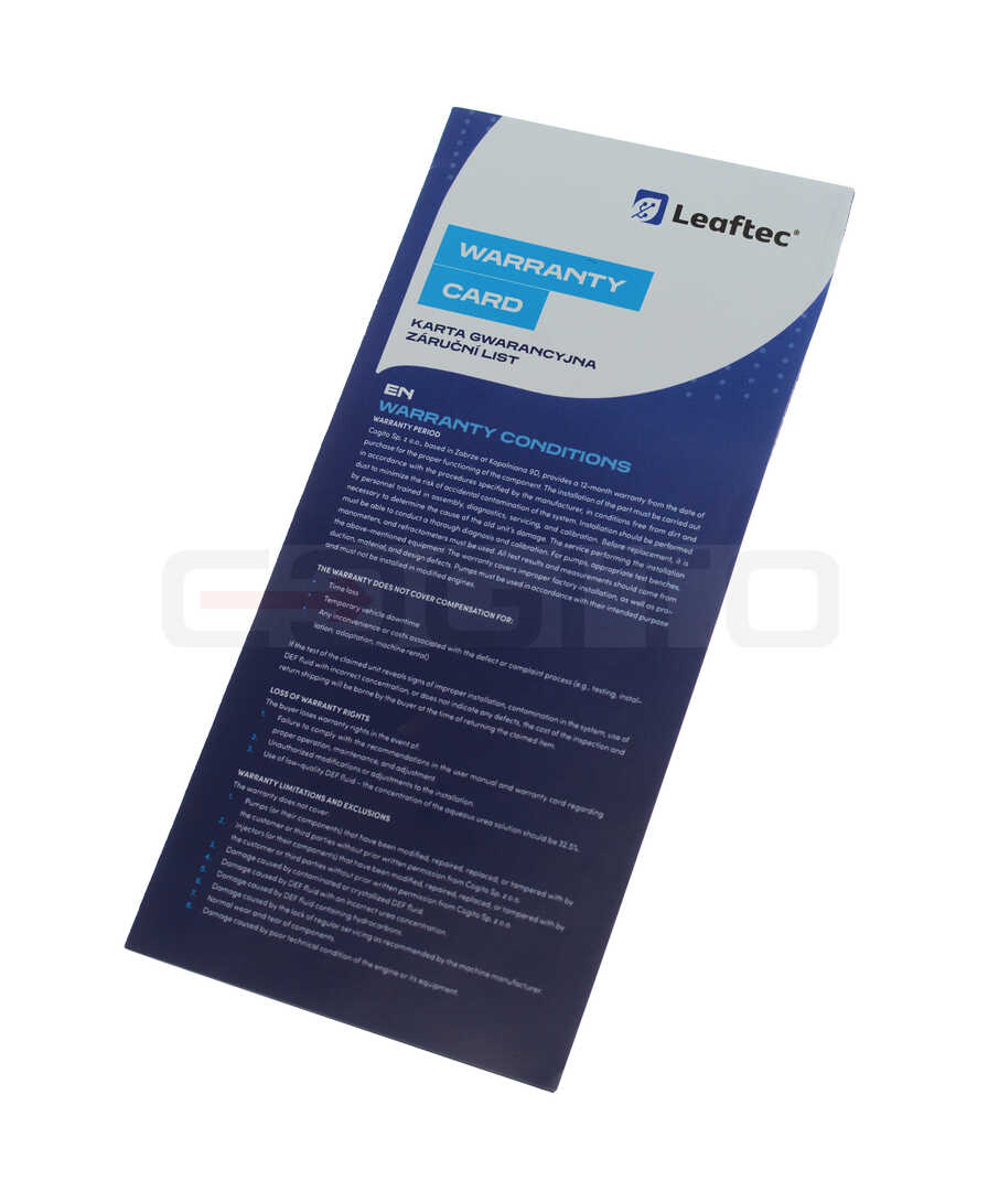 КЛАПАН EGR ADBLUE 24V LEAFTEC CAT