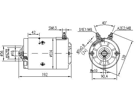 ДВИГАТЕЛЬ ИСКРА 12V 1.6 KW 11.212.068 AMJ5177