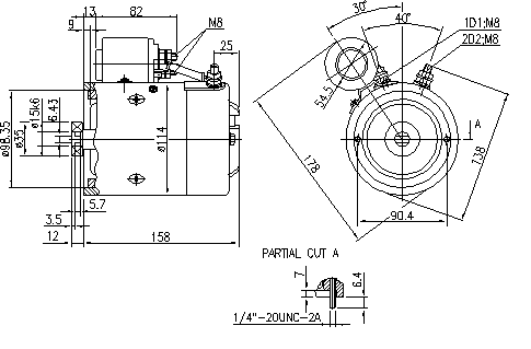 ДВИГАТЕЛЬ ИСКРА 24V 2.2 KW AMJ4708 11.212.918