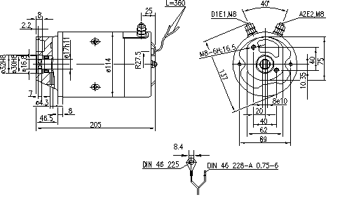 ДВИГАТЕЛЬ ИСКРА 12V 1.6 KW AMJ5570 11.212.315