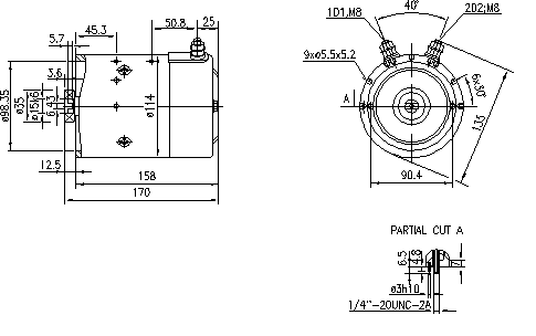 ДВИГАТЕЛЬ ИСКРА 24V 2.2 KW 11.212.722 AMJ4659