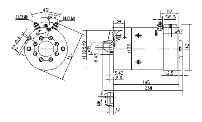SILNIK DC ISKRA 24V 3KW AMK5542 IM0357 11.216.552