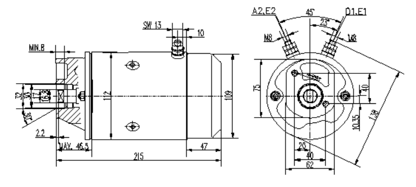 ДВИГАТЕЛЬ ИСКРА 12V 1.5 KW AMJ5878 11.216.368 IM0392