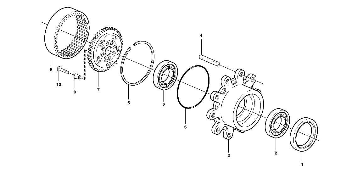 ВЕНОК СПУТНИКА VOLVO BL71 BL70 BL61 BL60