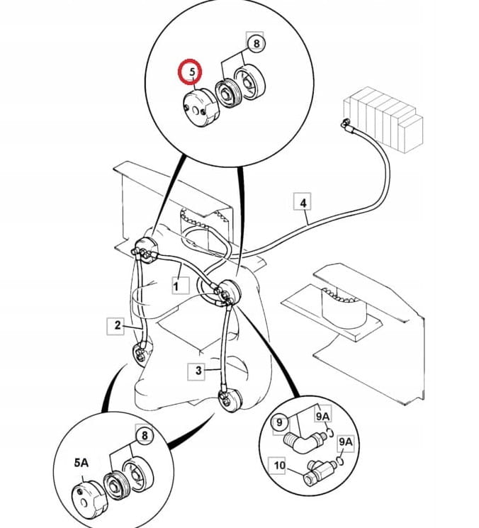 ВЕРХНИЙ КОРПУС ГИДРОКЛАПА JCB 3CX 4CX