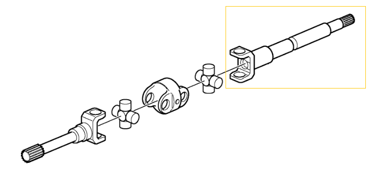 ПОЛУОСЬ КОРОТКИЙ МОСТ VOLVO EW140 EW145