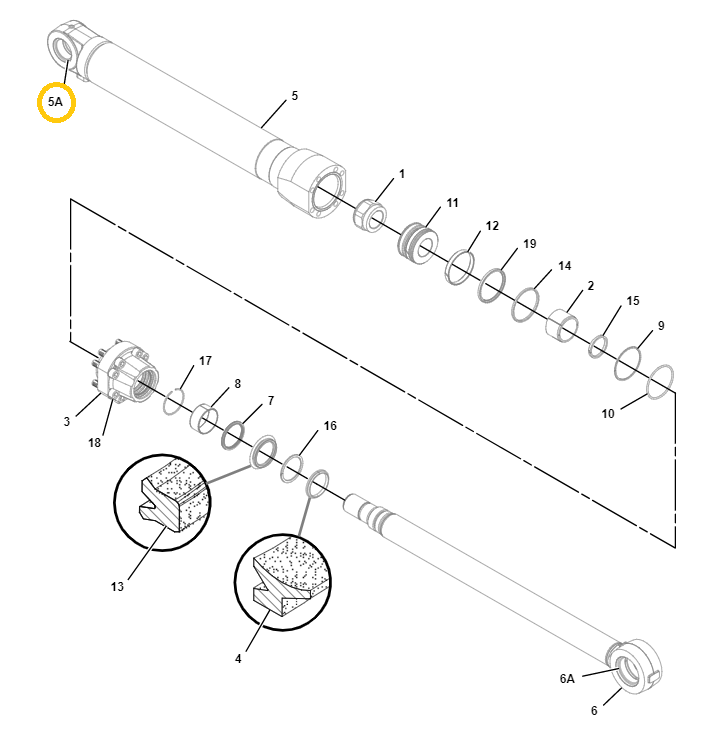 ВТУЛКА ПРИВОДА РЫЧАГА CAT M316C M313C M318F