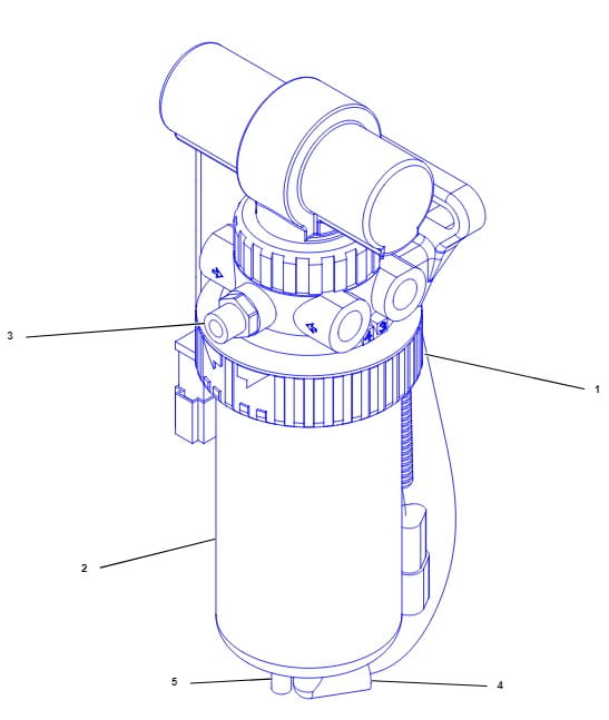Электрический топливный насос CAT 428 432 D E F 2289129
