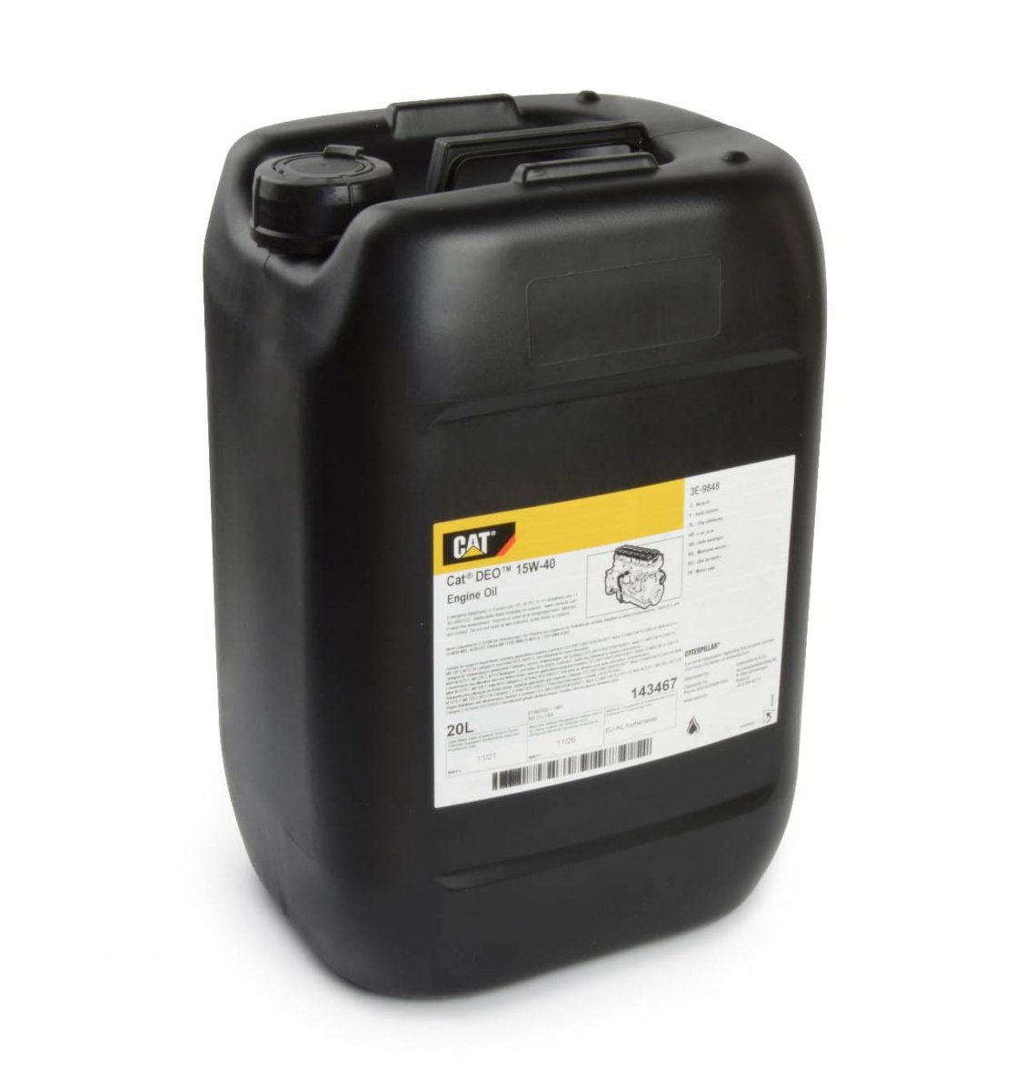 Оригинальное моторное масло CAT DEO 15W40 (20L) для машин Caterpillar